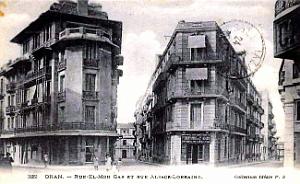Oran - Rue El-Moungar et Rue Alsace-Lorraine - 1917